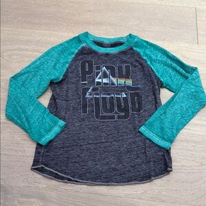 Pink Floyd Long Sleeve Tee Green and Gray